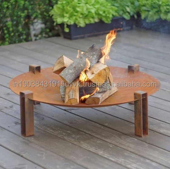 Decorative Garden Accessories Custom Fire Pit By Amaz Exports Handcrafted American Style Classical BBQ Grill Fire Pit