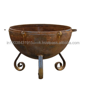 Decorative Garden Accessories Custom Fire Pit By Amaz Exports Handcrafted American Style Classical BBQ Grill Fire Pit