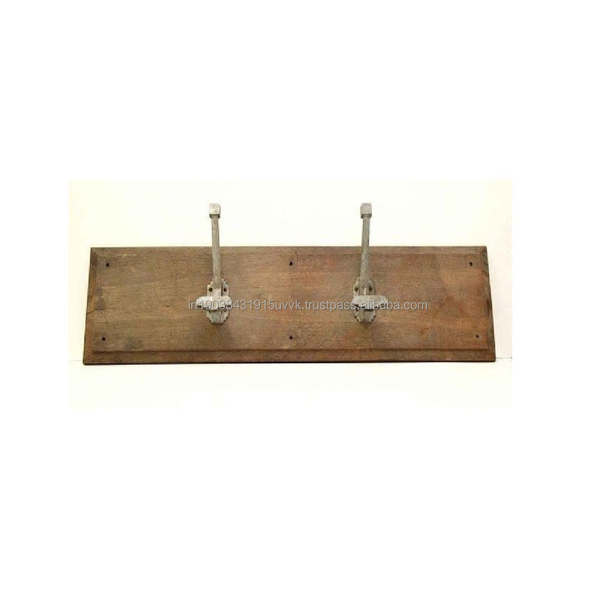 Wall Mounted Wood And Metal Hook Board Long Lasting And Strong Material Customized Vintage Household Hooks For Clothes