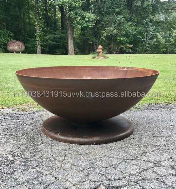 Top Quality Vintage Fire Pits Set Eco Friendly In Use Wholesale Unique Rustic Wood Burning Bowl For Garden Amazing Fire Pit