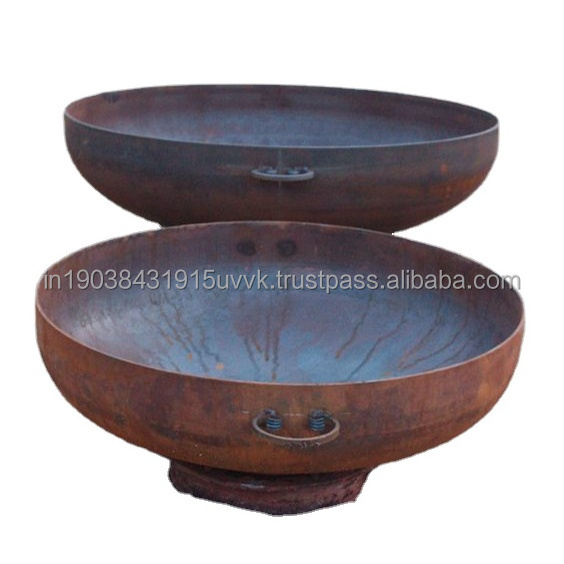 Top Quality Vintage Fire Pits Set Eco Friendly In Use Wholesale Unique Rustic Wood Burning Bowl For Garden Amazing Fire Pit