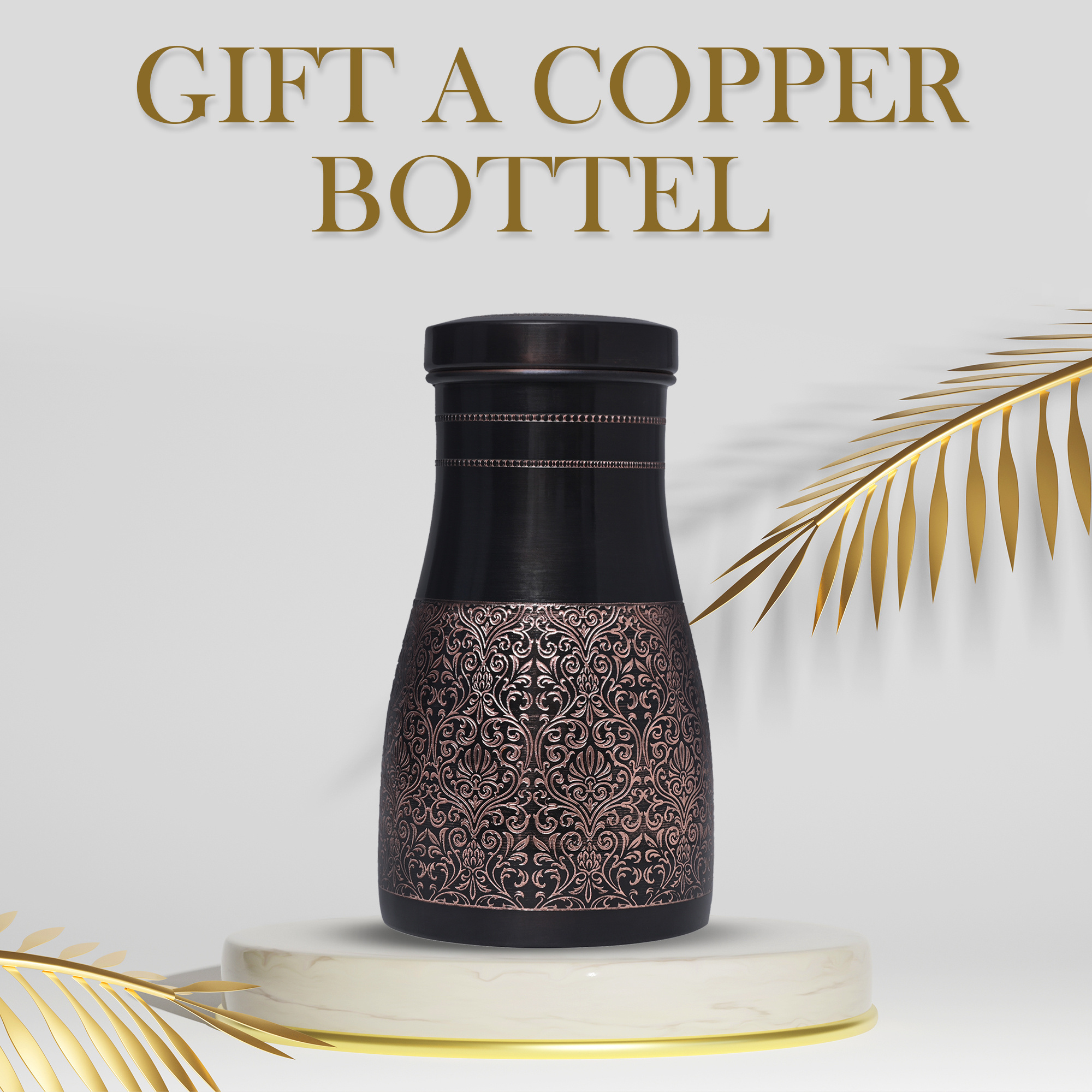 High on Demand Highly Effective Copper Bottle for Good Health Benefits Available at Wholesale Price from Indian Exporter