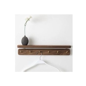 Trending Customized Color Wooden Wall Shelf with Modern Style Wall Hanging & Natural finishing at Wholesale Price