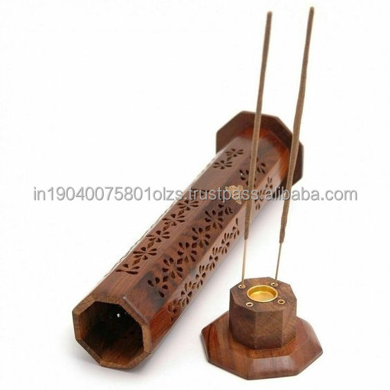 Wholesale Newest Wood And Acrylic Mubkhar Arabian Product Incense Burner OEM Custom Design Incense Burner Charcoal Burning