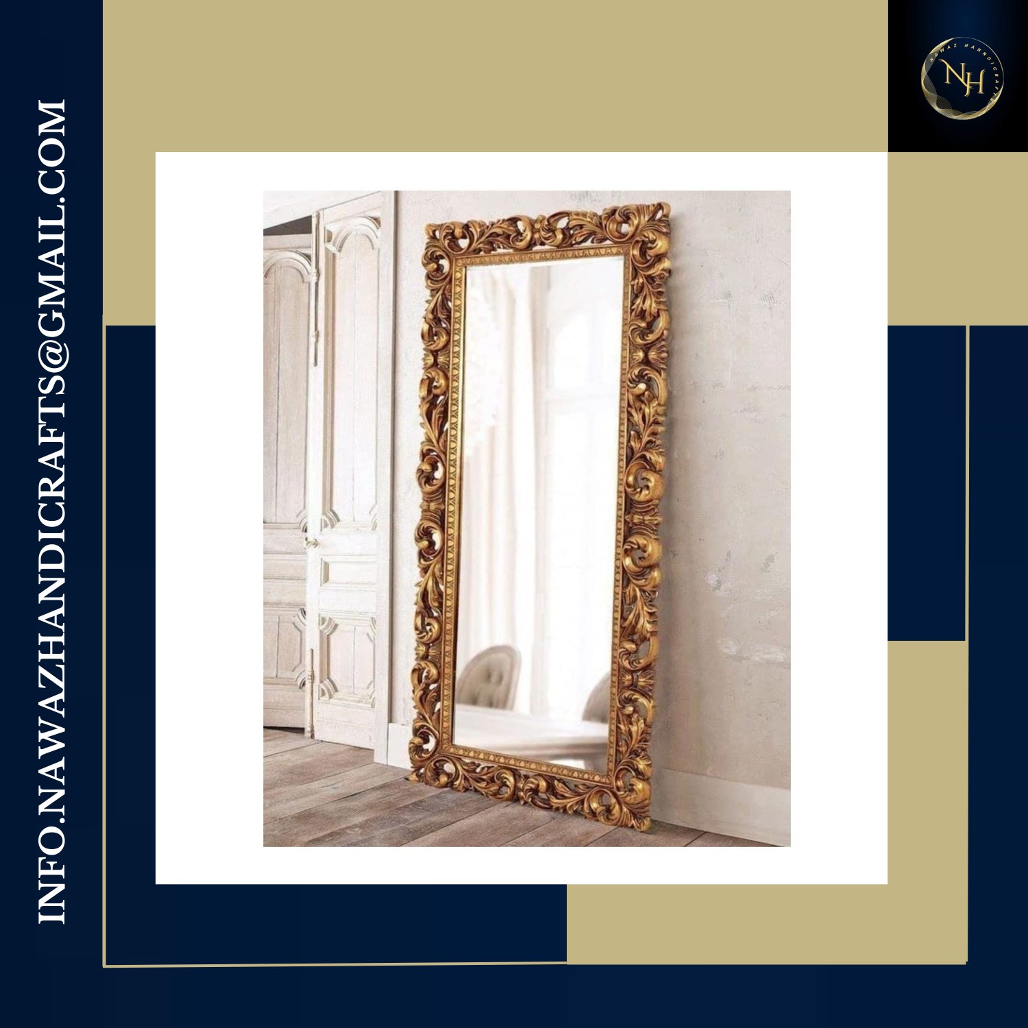 Super Export Quality Mirror Frames with Antique Designed Latest Style Mirror Frames For Wall Decor Frames For Sale