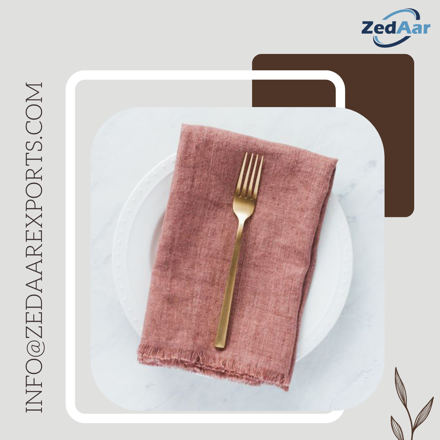 Buy High-Quality Napkins Natural Linen Flax Napkins For Dining Table Decor Uses Manufacture in India Low Prices