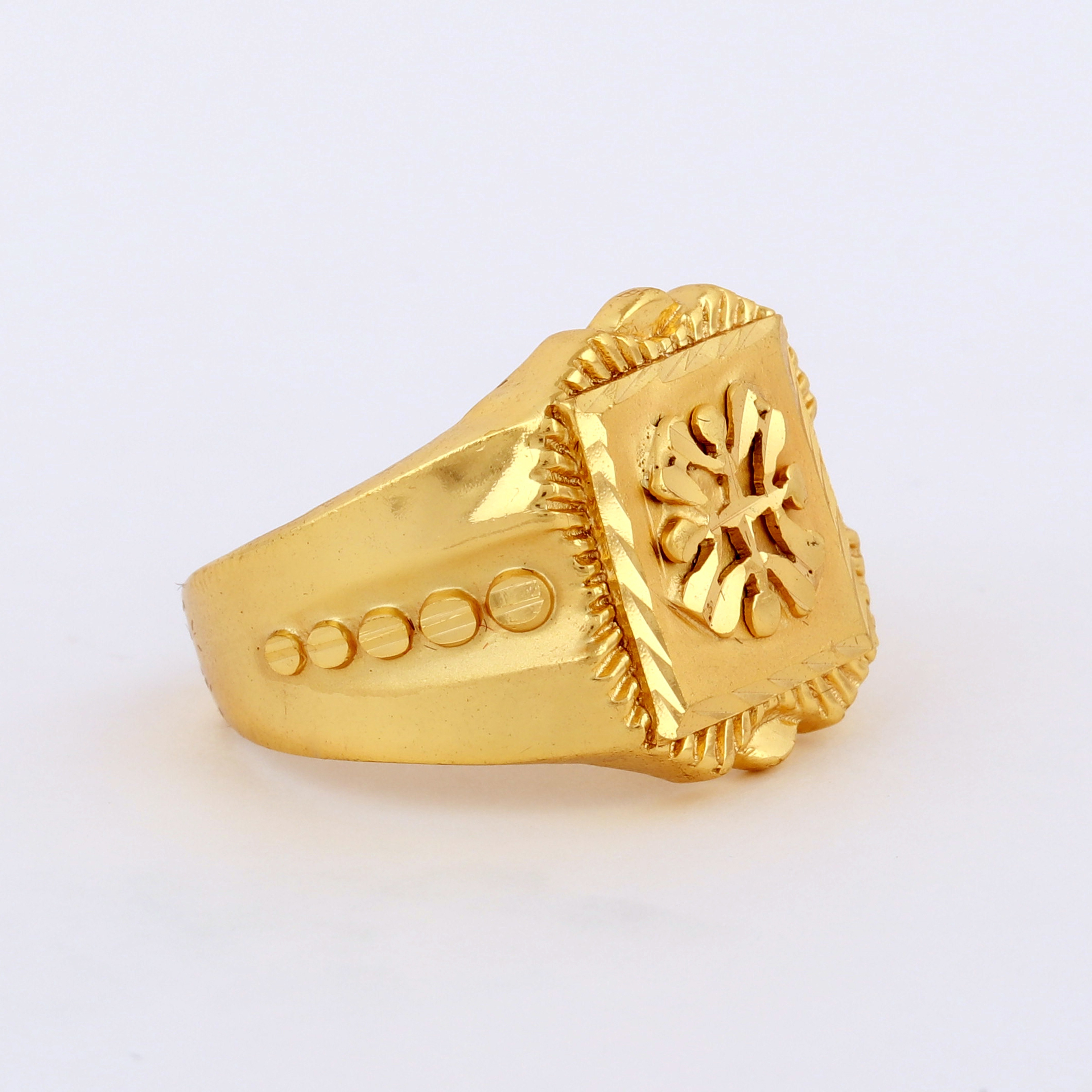 New Designed 2/8 GRT TURBO-55 GENTS TURB RING  Ring with Gold Plated Available For Sale with cheap price From India