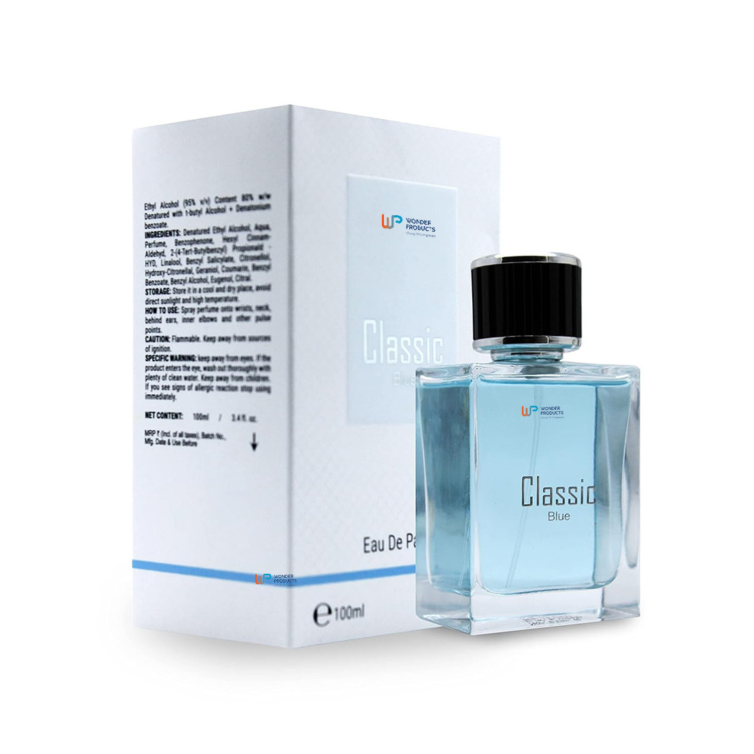 Buy Classic Blue Edp Perfume For Men's Long Lasting Fragrance Luxury Perfume No Gas Perfume 100 ML At Low Prices