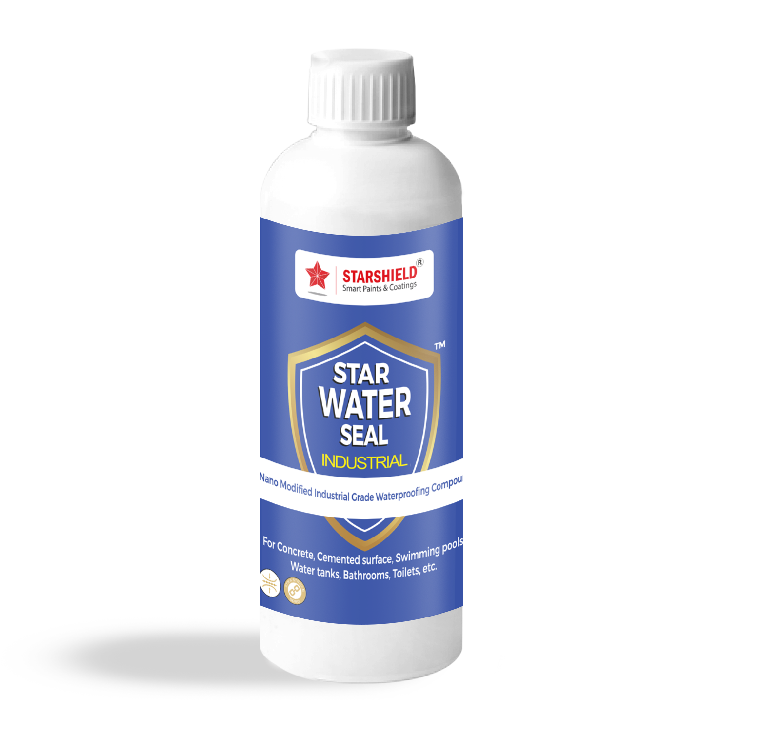 Quality Assured Star Damp Shield - Solvent Coating with Water Based & Matte Finished Waterproofing Coating