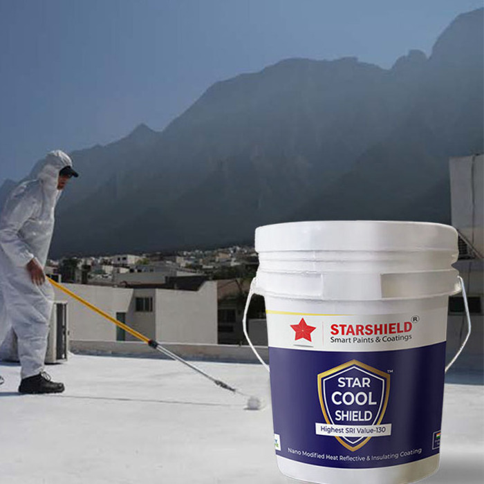 Heat Reflective Paint for Roof in India Provides Solar Reflecting Roof Sheets Coating & Paint for Terrace