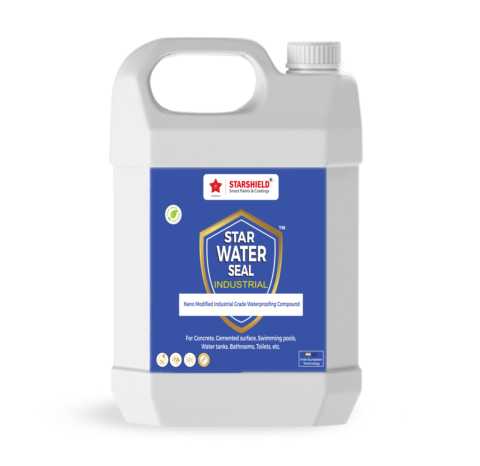 Quality Assured Star Damp Shield - Solvent Coating with Water Based & Matte Finished Waterproofing Coating