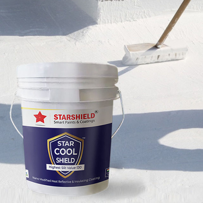 High Albedo Coating Paint Star Cool Shield Plus Highest SRI Paint: Energy Saving Coating with the Highest SRI Value of 130