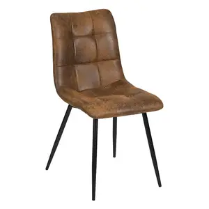 Modern Comfortable Dining Leather Chair Modern Design Home Restaurant Living Room Furniture Dining Chair