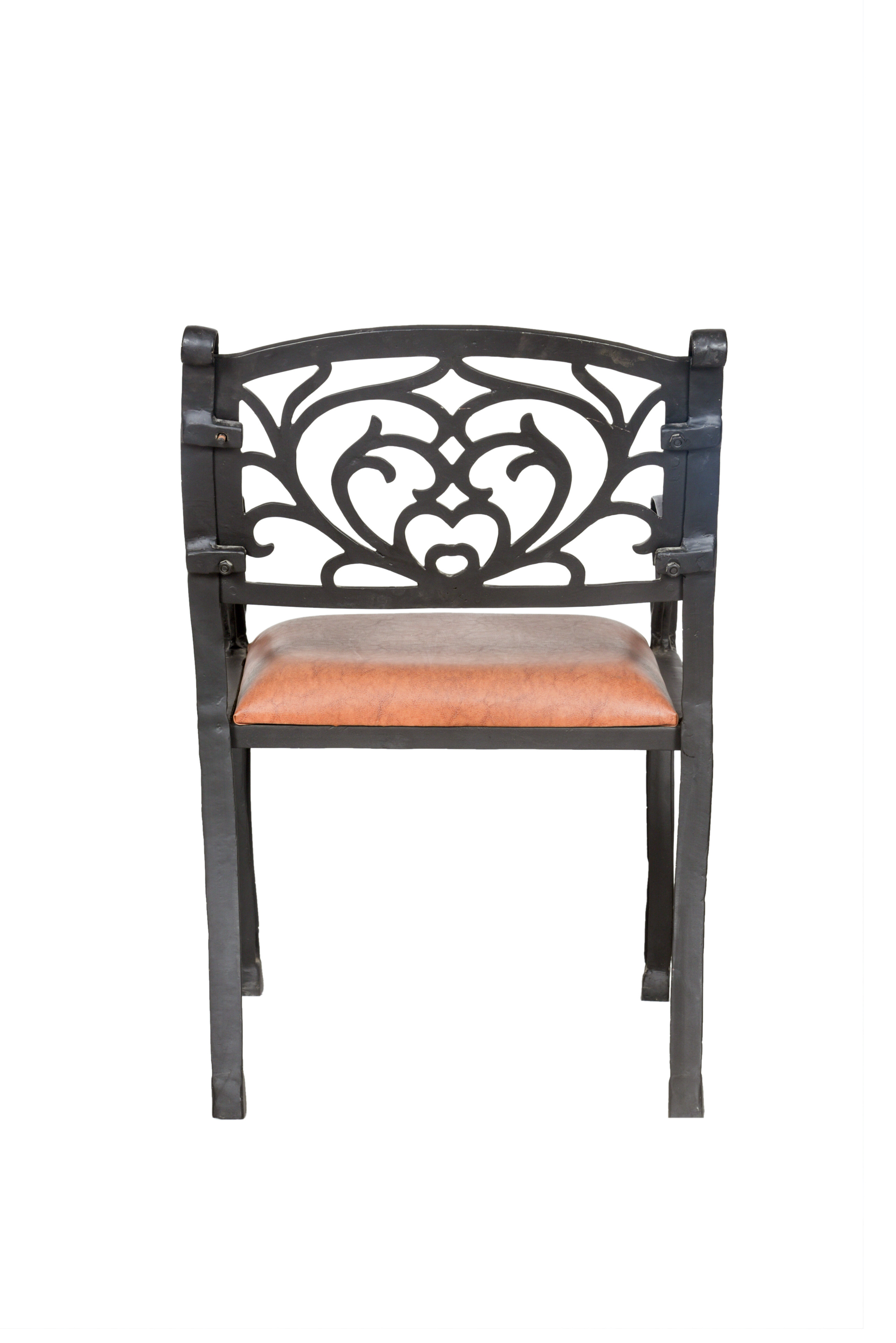 Decorative Aluminium Garden Chair  with  Cushion Perfect for Gardens  Patios and Porches  Enhance Your Outdoor Living Space