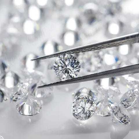 Wholesale Small Size White Color Round Cut 0.8-3.0mm Price Per Carat VVS1 Loose LAB GROWN CVD Diamond