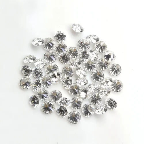 Wholesale Small Size White Color Round Cut 0.8-3.0mm Price Per Carat VVS1 Loose LAB GROWN CVD Diamond