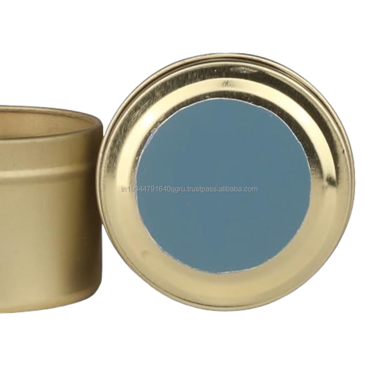 Golden Wax Filled Tin Candle Jars From Indian Manufacturer and Exporter