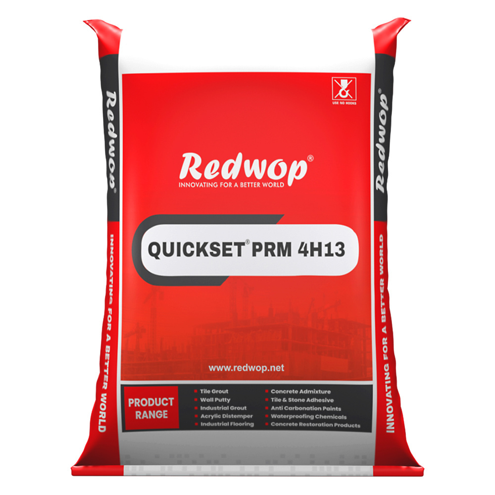 QUIKSET PRM 4H13 High Strength Fast Setting Mortar Cement Patch Repairing Mortar Fast Setting Concrete Mortar Admixtures