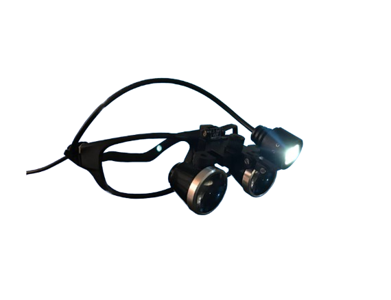 MARKET PRICE 3.5X DENTAL LOUPE WITH LED LIGHT OPTICAL GLASS ENT MAGNIFIER SURGICAL LOUPES..