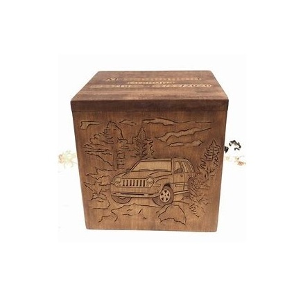 Japanese Style  wooden urn customization simple handmade walnut wooden urn for human ashes adult best quality and great urn