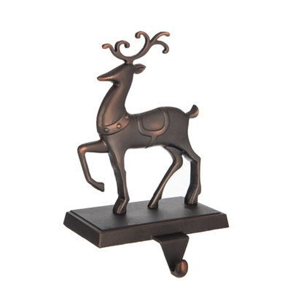 Hot Selling Deer Design Stocking Hanger Holder Excellent With Gold Silver Color Festive  And Christmas Decorative Accessories