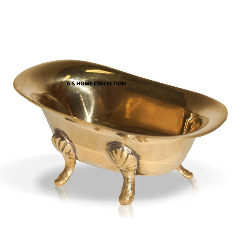 6inch mini bathroom shiny color custom logo printed Bathtub metal enamel tub soap dish