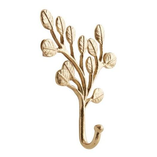 High Demand Tree Branch & Bug Design Gold Finishing Wall Hook Aluminium Metal Hook Wall Mount Key Hanger & Organizer Tools