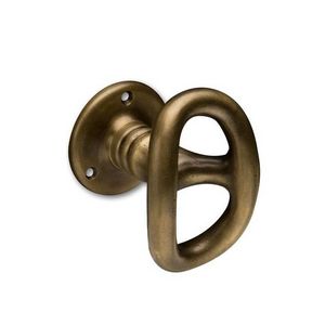 Round Nob Design Brass Antique Wall Hook Aluminium Metal Finishing Minimal Design Hook Wall Hanger Coat Hook