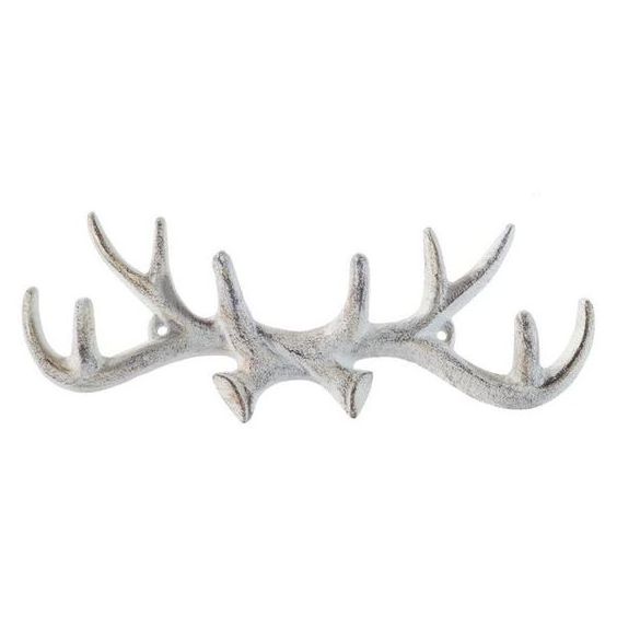 Top Selling Deer Horn Design Natural Finishing Wall Hook Cast Iron Minimal Design Hook Wall Key Hanger & Organizer Rustproof