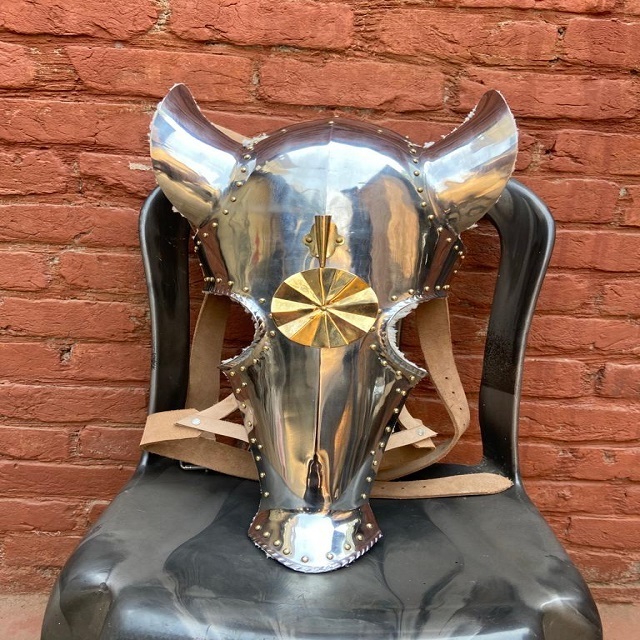 Jousting Horse Armor Medieval Combat Horse Head Protecting Gear Medieval Armor