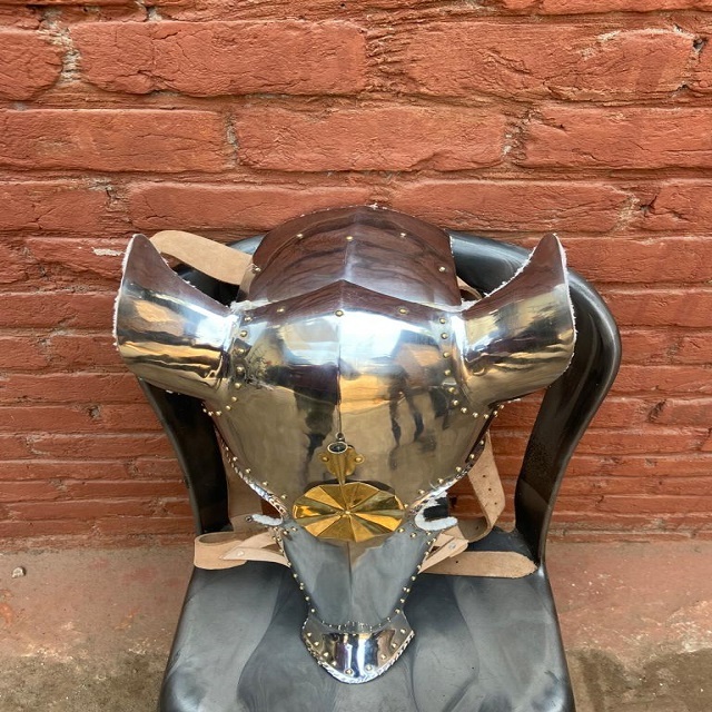 Jousting Horse Armor Medieval Combat Horse Head Protecting Gear Medieval Armor