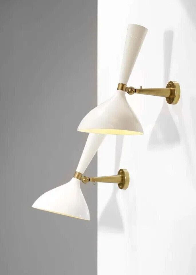 Handmade Brass Mid Century Italian Wall Sconce - Brass Wall Light Wall Fixture