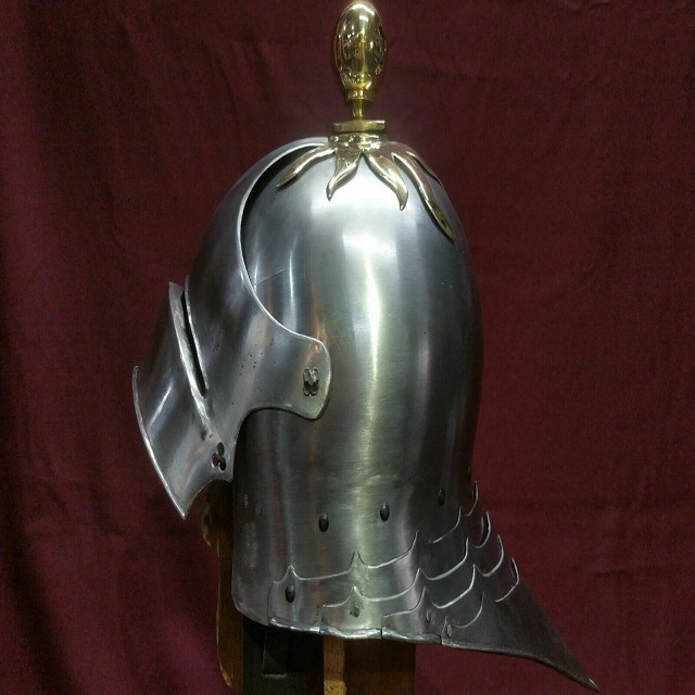 Medieval Knight German Sallet Helmet European Close Knight Armor