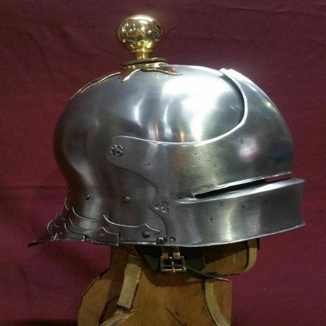 Medieval Knight German Sallet Helmet European Close Knight Armor