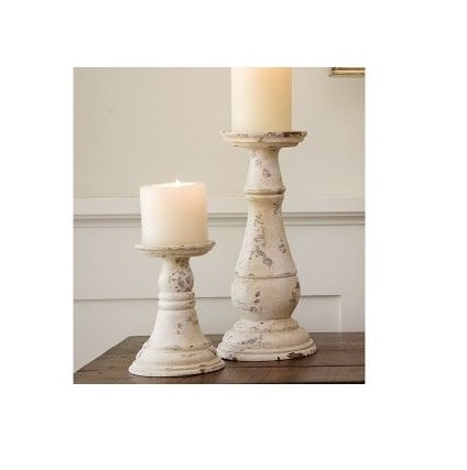 Top Design Wood candle holder pillar customized Shaped tealight candle holder manufacturer high quality