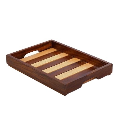 High Standard wood tray Home Dinnerware Table Decoration Serving Tray Kitchen Catering Used Wooden Serving Tray