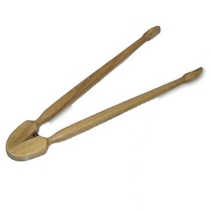 wooden tongs elegant look ice cube serving use bar use household accessory spatula offset with custom logo and packing