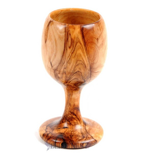 Engraved wood wine glasses vintage look drinking glassware wedding mango wood wine glasses Goblets For Hotel & Bar