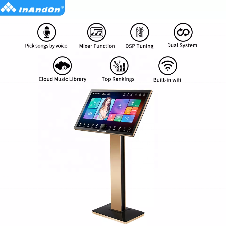 Free Song InAndOn Karaoke System 8TB KTV Juke Box Touchscreen Karaoke Machine Digital Juke Box 22