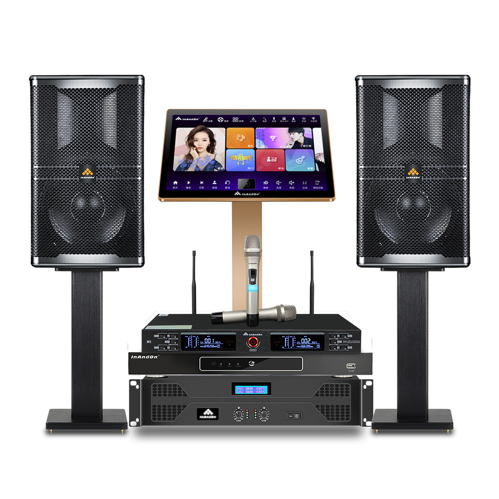 New InAndOn KV-V503 Karaoke System Wireless Microphone 6TB Home Jukebox Professional Karaoke Player KTV Chinese Karaoke Machine