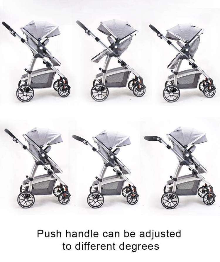 3 in 1 Baby Stroller Pram With Bassinet And Swing Cradle For New Bebe Travel System baby pram 3 in 1