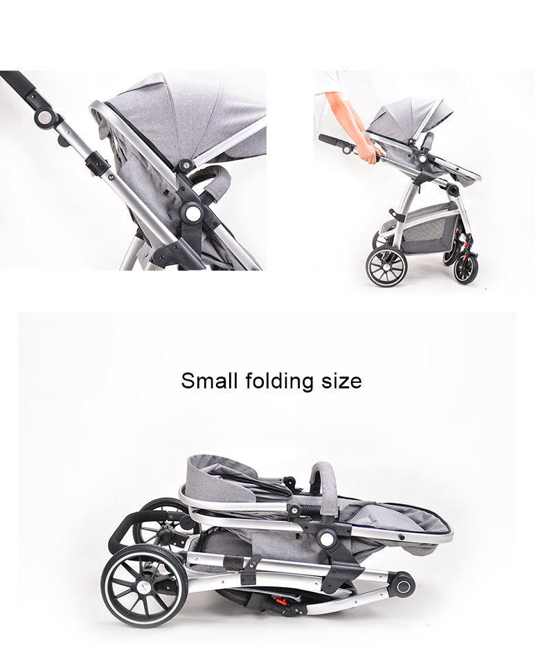 3 in 1 Baby Stroller Pram With Bassinet And Swing Cradle For New Bebe Travel System baby pram 3 in 1