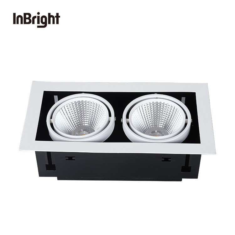 Indoor Ceiling Multiple Spot Light 10W 20W 30W Dimmable Recessed LED Adjustable Focus Spotlight