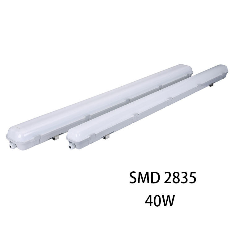 Garage waterproof 40w weather proof ip65 tube led garage light office led linear led tube lights led tri-proof light