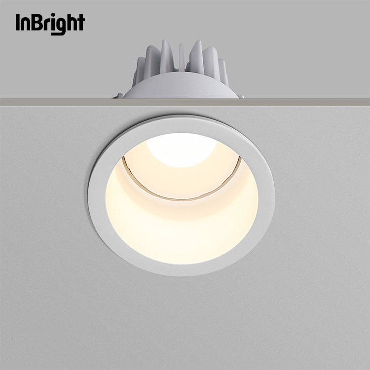 Adjustable Anti Glare 8W IP65 Waterproof COB LED Down Light Dimmable Ceiling Recessed LED Reflector Downlight