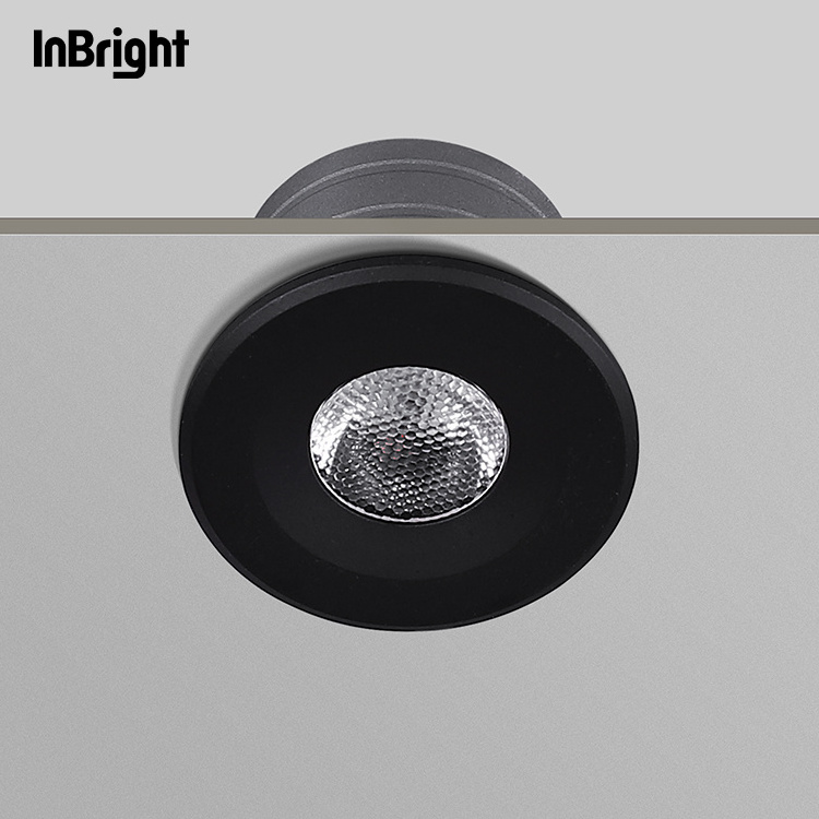 Cabinet Mini Cob Spotlight led spot jewelry display down light 3w led recessed cabinet mini spot light