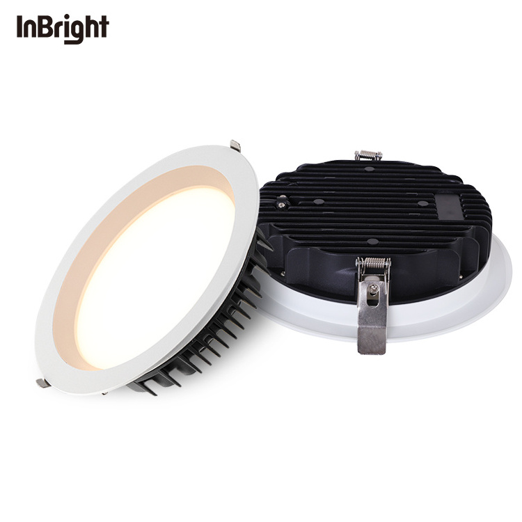 Commercial 6 Inch Round Dimmable Downlight 28W LED Recessed Ceiling Fixture SMD Down Light