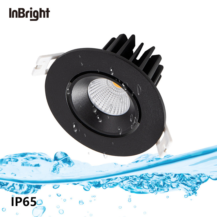 Commercial Hotel Down Light Die Casting Aluminum 8W Ceiling LED Recessed Waterproof IP65 Adjustable Cob Downlight