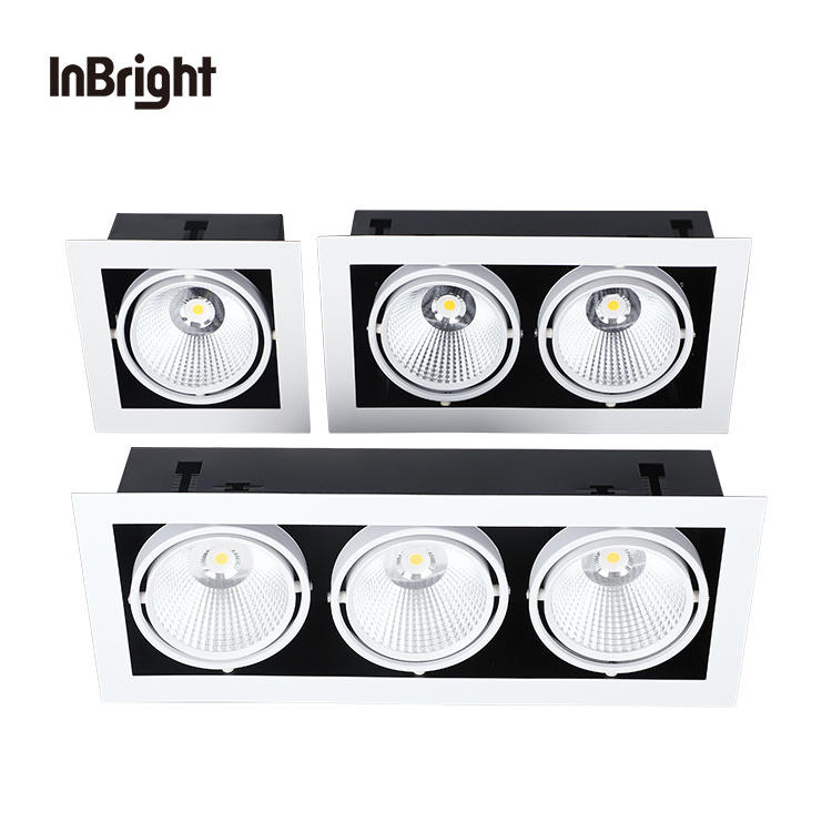 Indoor Ceiling Multiple Spot Light 10W 20W 30W Dimmable Recessed LED Adjustable Focus Spotlight