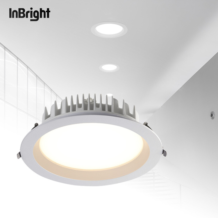 Commercial SMD LED Down Light 15W 20W 28W 40W Recessed Fixture Dimmable Ceiling LED Downlight